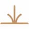 Ekena Millwork Richland Timber Gable Bracket, Western Red Cedar, 96"W x 64"H x 1 1/2"D x 5 1/2"F, 16/12 Pitch GBW096X64X0206RIC00SWR - alternate 1